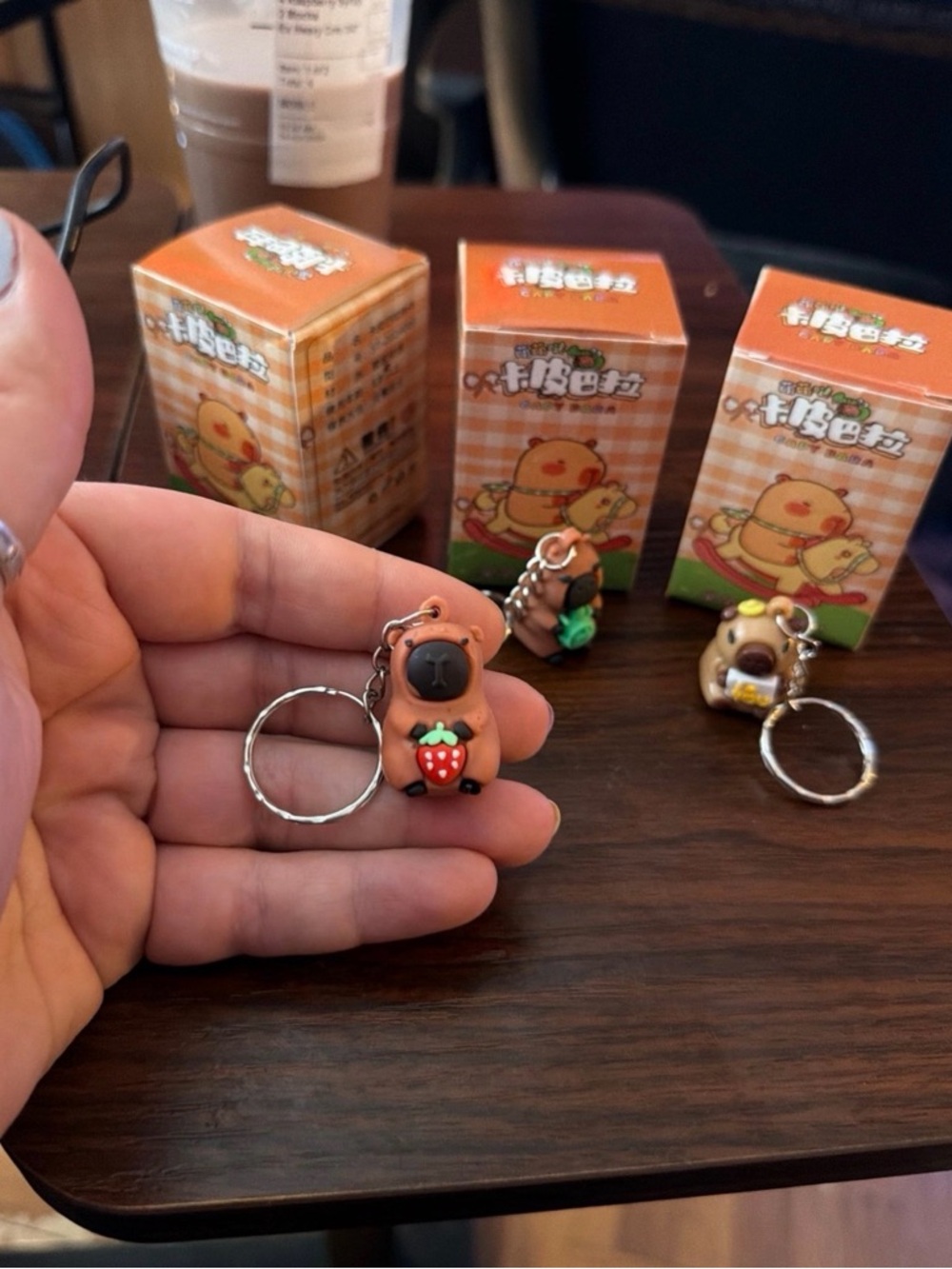 Capybara Keychain Blind Box - Picture 3 of 5